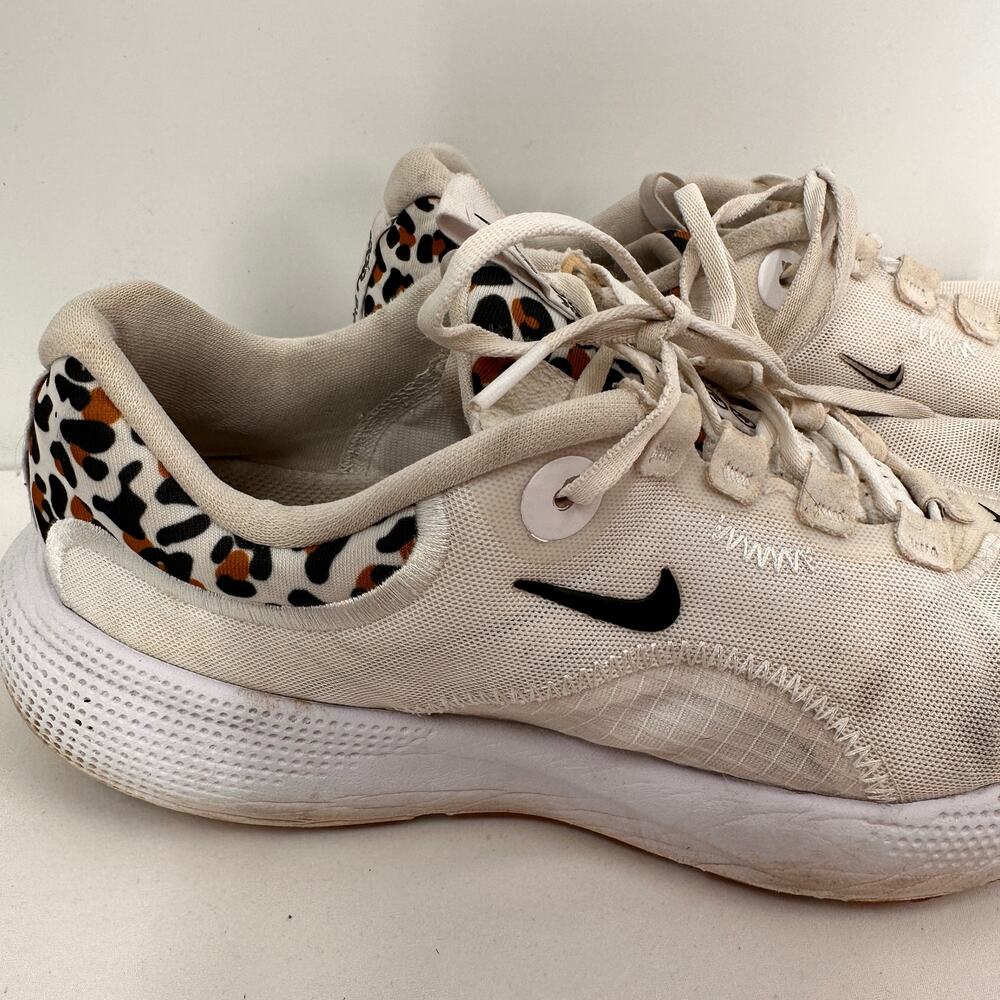 Nike React Escape Run White Leopard Sneakers Size… - image 6